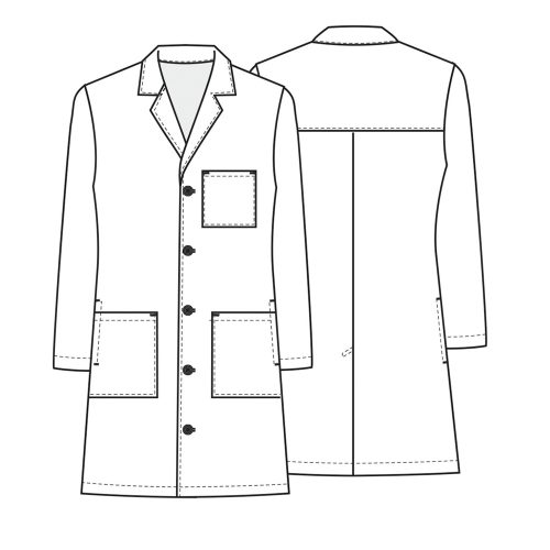Alternative view of Ιατρική Μπλούζα Unisex CHEROKEE WWE4403